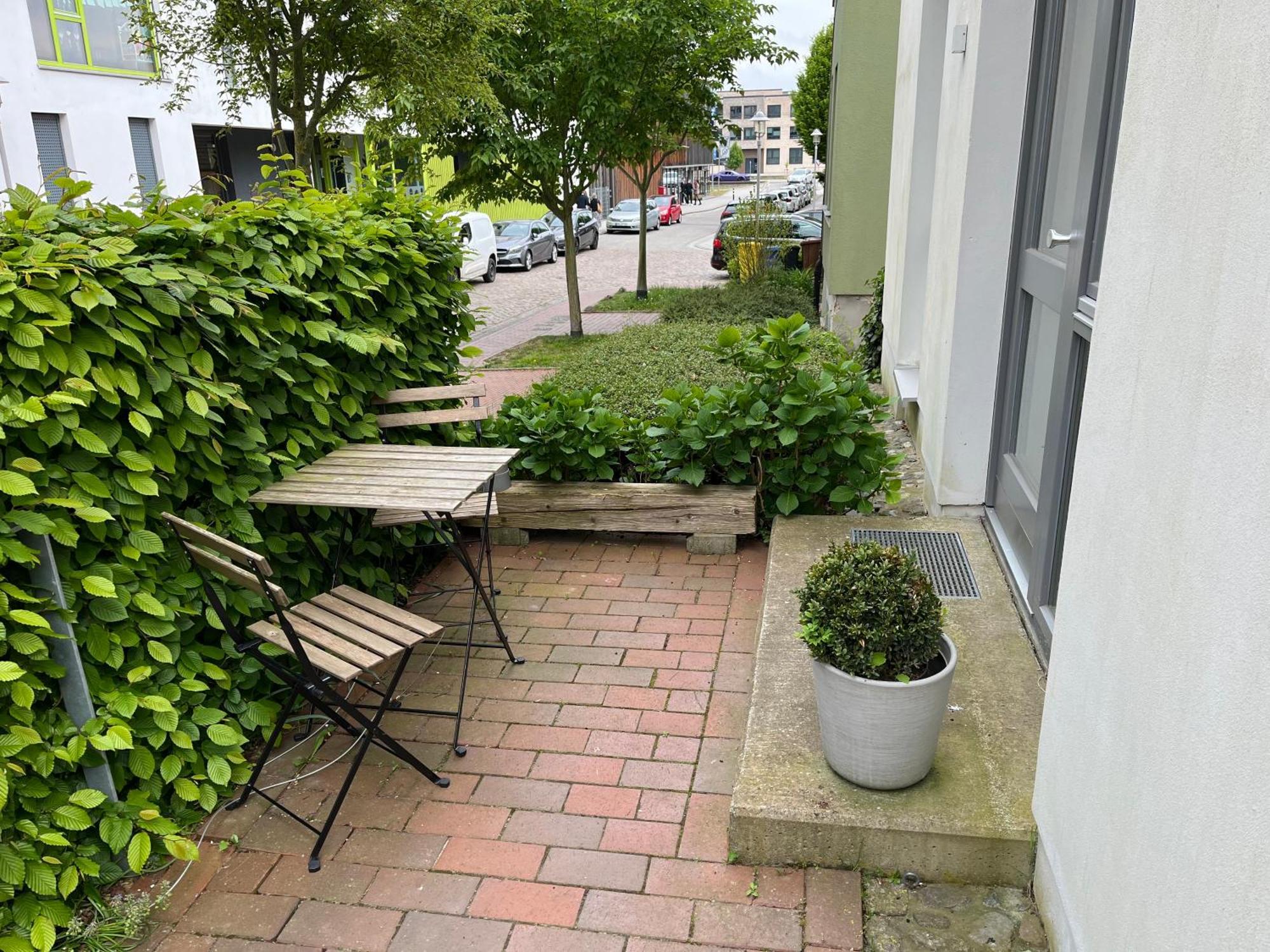 Ferienwohnung An Der Historischen Stadtmauer Rostock Exterior foto