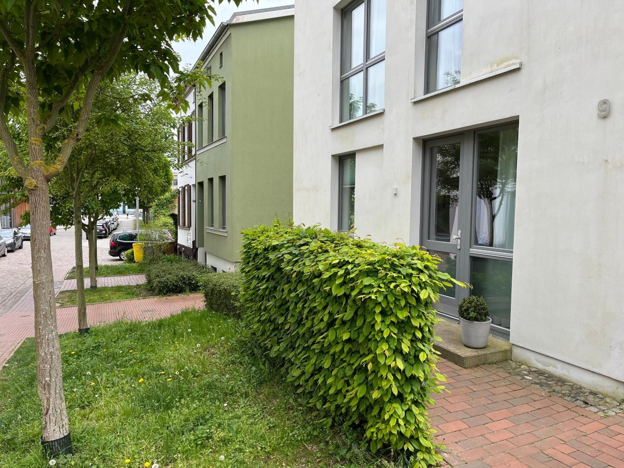 Ferienwohnung An Der Historischen Stadtmauer Rostock Exterior foto